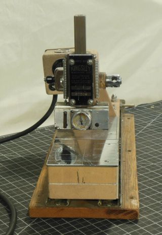Vintage Kingsley Hot Foil Stamping Machine and Accessories Model LM 55 NF 3