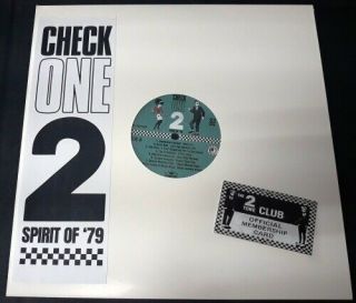 V/a Check One - 2: Tribute To 2 Tone Lp Vinyl Jump Up Madness Specials Bad Ma