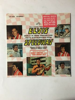 Elvis Presley Lp Vinyl Record Rca Lsp - 3989 Speedway