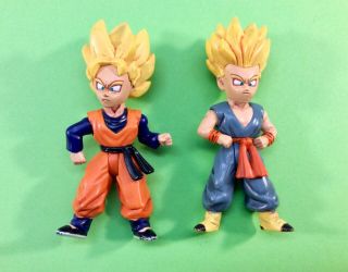 Dragon Ball Z Babidi Saga Ss Trunks & Goten Irwin Toys Action Figure Set 2002