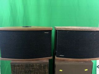 Bose 901 Series V Speakers Brown Pair Set Main Front Speakers Vintage