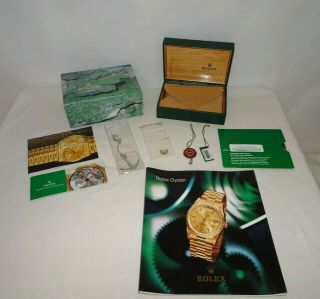 Rolex Oyster Vintage Watch Box 68.  00.  55 Anchor,  Tag,  Link & Booklet Wow