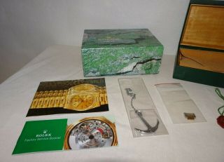 ROLEX OYSTER VINTAGE WATCH BOX 68.  00.  55 ANCHOR,  TAG,  LINK & BOOKLET WOW 2