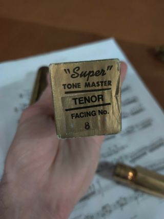 Otto Link  Tone Master 8 Tenor Sax Mouthpiece - 1980 ' s Vintage 6