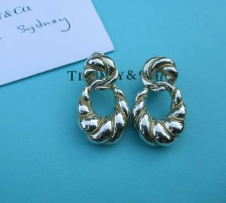 100 Tiffany & Co.  Vintage Clip On Earrings - Sterling Silver