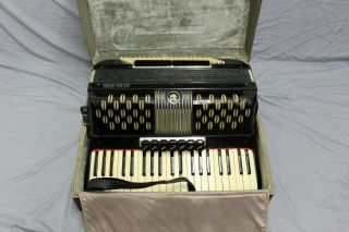 Vintage Settimio Soprani 120 Bass Accordion W/ Case