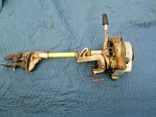 1938 Johnson Seahorse Outboard Motor 1.  1hp Ms38 With Sausage Tank Vintage