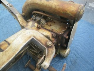 1938 JOHNSON SEAHORSE OUTBOARD MOTOR 1.  1hp MS38 with SAUSAGE TANK vintage 3