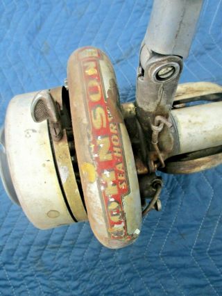 1938 JOHNSON SEAHORSE OUTBOARD MOTOR 1.  1hp MS38 with SAUSAGE TANK vintage 6