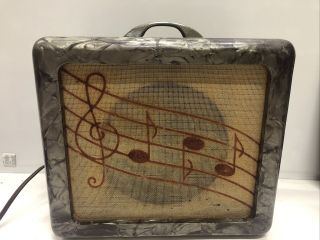 Vintage 1950’s Guitar Tube Amplifier Amp Cunningham Music Studios Santa Monica
