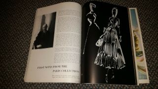Vintage HARPER ' S BAZAAR - April 1947 - Dior - Paris - Picasso - Fashion - Ads 4