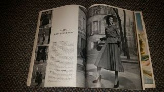 Vintage HARPER ' S BAZAAR - April 1947 - Dior - Paris - Picasso - Fashion - Ads 5