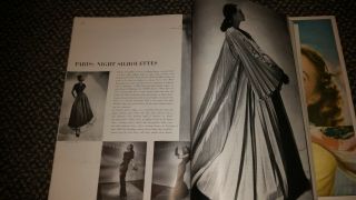Vintage HARPER ' S BAZAAR - April 1947 - Dior - Paris - Picasso - Fashion - Ads 6