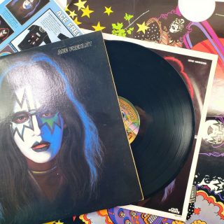 Kiss Ace Frehley - 1978 Casablanca Records Lp 12 " Vinyl W/ Poster Press