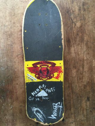 Powell Peralta Mike Vallely OG Vintage 1988 Skateboard Deck 4