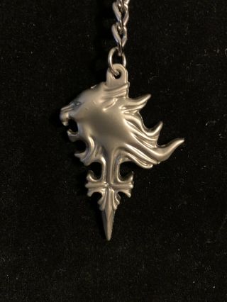 Vintage Sleeping Lion Heart Necklace/pendant - Final Fantasy Viii Squall 24”