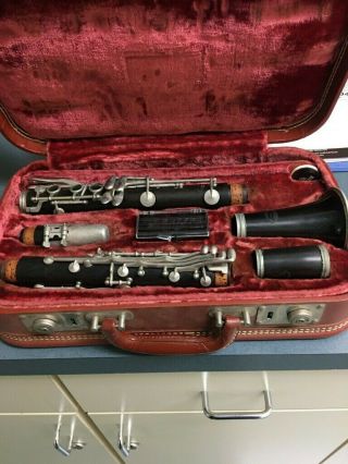 Vintage Clarinet Evette/schaeffer By Buffet Made In France