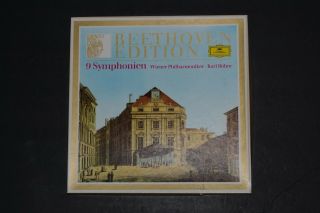 Beethoven Edition - 9 Symphonien Wiener Philharmoniker Karl Bohm 8 Lp Box Set