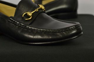 GUCCI Horsebit Loafers Tom Ford Era Made in Italy Mens Shoes Leather 9E Vintage 6