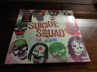 Suicide Squad The Album Soundtrack 2x Lp Purple Colored Vinyl,  D Side Etch