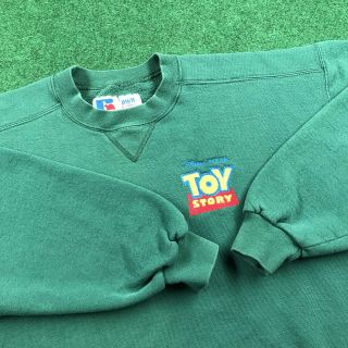 Vtg 90s Toy Story Disney Movie Promo Sweatshirt Pixar T Shirt Tee Usa Mens Xl