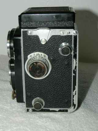 Vintage German Rolleiflex DRP DRGM Compur Rapid Camera w/Zeiss Tessar Lens 5