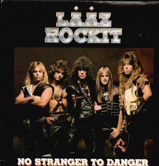 Laaz Rockit (vinyl Lp) No Stranger To Danger - Target - Te 1348 - Us - 1985 - Vg,  /nm