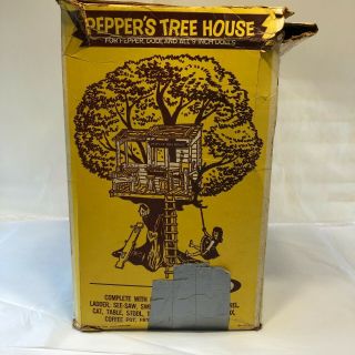 IDEAL Tammy Family PEPPER DOLL TREE HOUSE 60 ' s Vintage Pete too 2