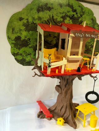 IDEAL Tammy Family PEPPER DOLL TREE HOUSE 60 ' s Vintage Pete too 5
