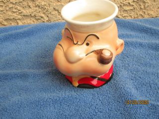 1980 Vintage King Features Popeye Ceramic Mug Cup