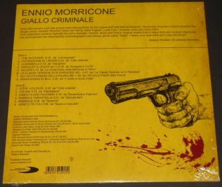 ENNIO MORRICONE giallo criminale ITALY LP RECORD STORE DAY 2020 yellow vinyl 2