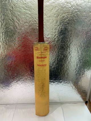 Vintage Signed Yorkshire Cricket Bat