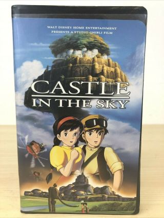 Castle In The Sky Vhs Hayao Miyazaki Studio Ghibli Disney Anime Classice Euc