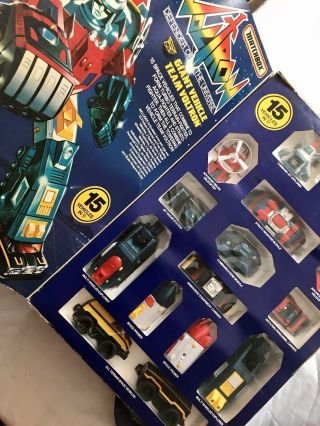 Vintage 1980s Matchbox Voltron Giant Vehicle Team Set Box Made in Japan 2