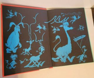 Vtg Dr Seuss If I Ran The Zoo BIG Hardcover Children Book BANNED CANCELED 5