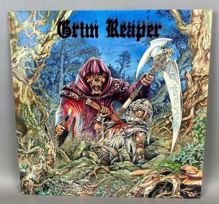 1987 Grim Reaper Rock You To Hell Vinyl Lp Record