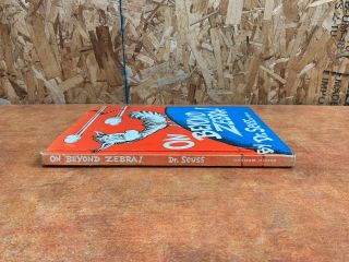 Vintage Dr.  Seuss On Beyond Zebra 1955 Edition Random House 2