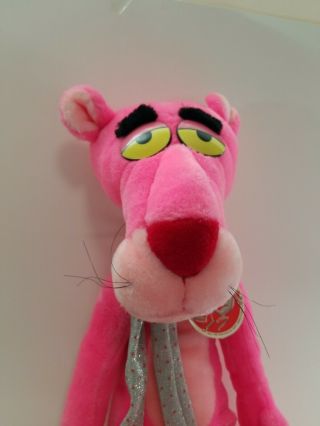 Pink Panther 1980 Plush Stuffed Animal Mighty Star 20 "