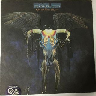 Eagles One Of These Nights Lp Vg,  Vinyl Quadra Disc 4 Channel 1975