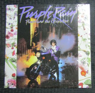 1984 Prince And The Revolution ‎purple Rain Lp Vg,  /vg,  Wb 1 - 25110 Shrink Poster