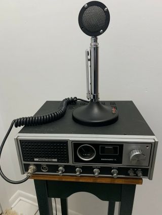 Vintage President Zachary T Cb 40 Channel Base Station Radio W/d - 104 Microphone