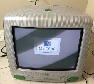 Apple Imac G3,  Green Lime Special Edition Mac O.  S 8.  6 Vintage
