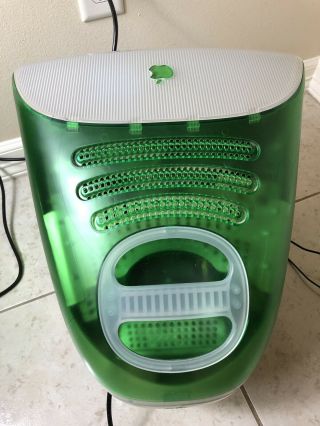 Apple iMac G3,  Green Lime Special Edition Mac O.  S 8.  6 Vintage 3