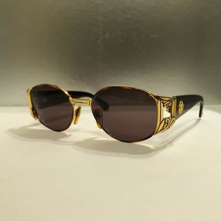 Gianni Versace Mod S63 Col 14l Vintage Sunglasses Great Con Rare
