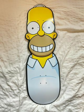 Santa Cruz Homer Simpson Skateboard Deck The Simpsons Rare Powell Peralta Vtg