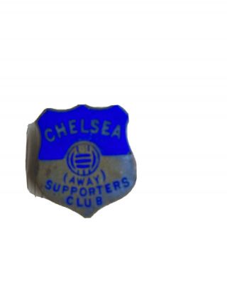 Vintage Old Chelsea (away) Football Club Supporters Club Members Enamel Badge