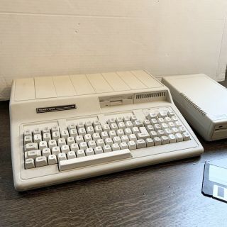 Vintage Tandy 1000 Hx Personal Computer 25 - 1053 W Disk Drive Power