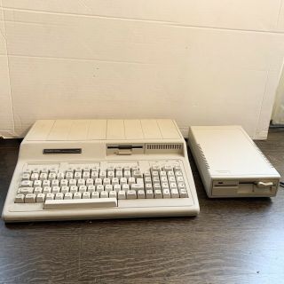 Vintage Tandy 1000 HX Personal Computer 25 - 1053 w Disk DrIve Power 2