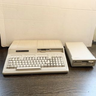 Vintage Tandy 1000 HX Personal Computer 25 - 1053 w Disk DrIve Power 3