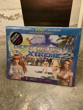 Dead Or Alive Xtreme 2 15 Month 2007 Calendar Nis Tecmo,  Pin Up Poster